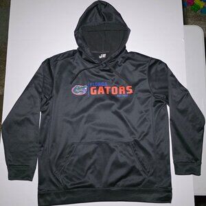 J2 Sport Mens Florida Gators Dark Gray Orange Long Sleeve Pullover Size Large